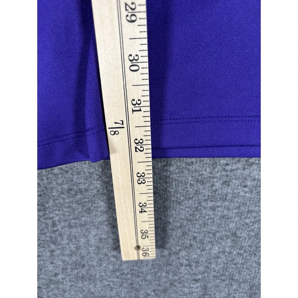 Nike Dri Fit TCU Horn frogs Polo Purple‎ Mens Xl